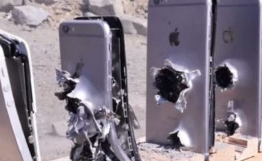 Nuk do ta besoni, sa iPhone duhen për të ndalur një plumb? (VIDEO)
