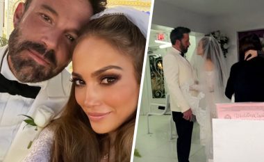 U martuan në fshehtësi të plotë, dalin pamjet nga dasma e Jennifer Lopez dhe Ben Affleck (FOTO&VIDEO)