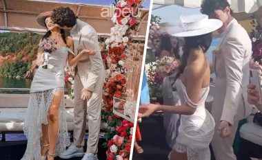 “Sa bukur na ka dalë nusja”, martohet aktorja e famshme turke, momenti viral kur kërcen valle shqiptare (VIDEO)