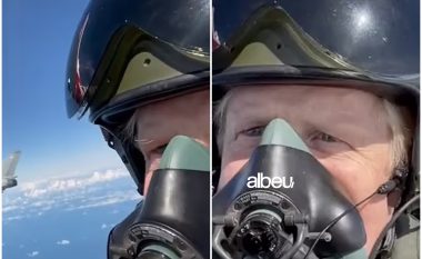 Pas dorëheqjes nga posti Johnson shfaqet në kabinën e një avioni luftarak (VIDEO)