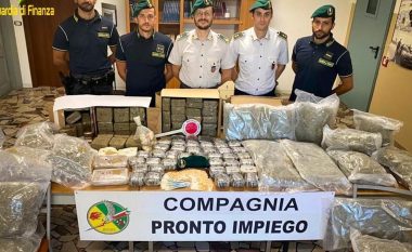 Çifti i shqiptarëve “bosë” droge në Itali, policia u kap 1 milion euro “mall”
