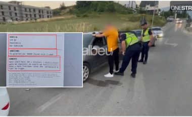 Me 207 km/h, momenti kur policia arreston “pilotin” në Tiranë (VIDEO)
