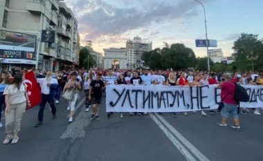 Vazhdojnë protestat në Shkup kundër propozimit francez