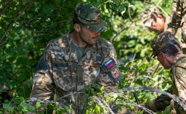 Ushtria sllovene heq telin me gjemba përgjatë kufirit me Kroacinë