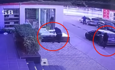 Dyshohet se e vrau Brilant Martinaj, momenti i vrasjes së policit Xhelal Reçi në Laç (VIDEO)