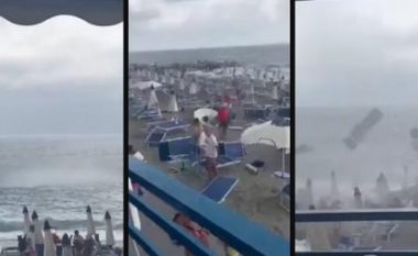 E frikshme/ Erdhi nga deti dhe “fluturoi” gjithçka në ajër, pamje nga tornadoja në Itali (VIDEO)