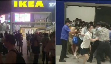 Një person del pozitiv në qendrën tregtare në Shangai, njerëzit vrapojnë për të shmangur karantinën (VIDEO)