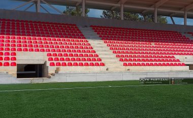 Po vihen stolat, stadiumi i ri i Partizanit drejt përfundimit