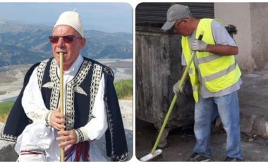 Ka bërë Shqipërinë krenare, Bashkia punëson “Mjeshtrin e Madh” si pastrues rrugësh (FOTO LAJM)