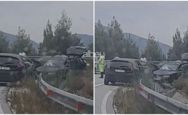 Përplasen 3 makina në Memaliaj-Gjirokastër, shkak lagështia në rrugë