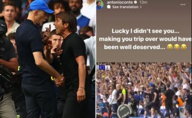 Tensioni mes Tuchel-Conte, trajneri italian ka një mesazh epik për teknikun e Chelsea (VIDEO)
