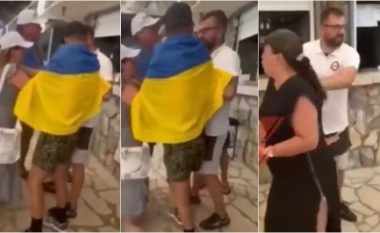 Shkak ishte flamuri, momenti kur turisti rus sulmon familjen ukrainase (VIDEO)