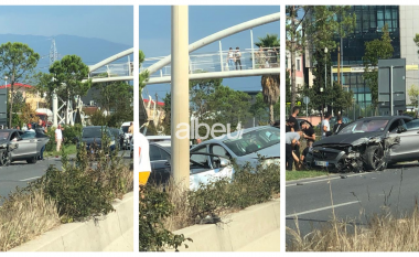 Aksident i trefishtë në autostradën Tiranë-Durrës, detajet e para