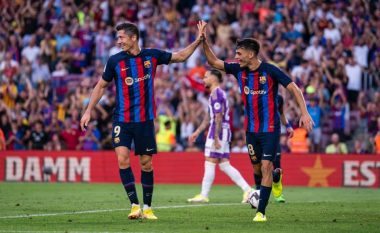 Barcelona thyen Valladolidin, Lewandowski “shkëlqen” në Campnou