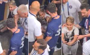 Kërkoi një foto me Messi: Sigurimi tërheq “zvarrë” djaloshin, por argjentinasi bën veprimin special (VIDEO)