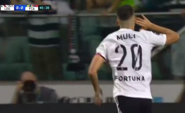 Muçi realizon gol fantastik në Poloni me Legia (VIDEO)