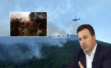 Zjarret, Niko Peleshi gjen justifikime për situatën e dalë nga kontrolli: Era po na e vështirëson punën, evakuohuni nëse ju kërkohet