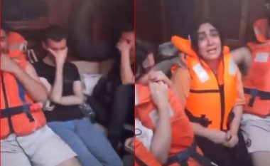 E frikshme/ Dhjetëra emigrantë bllokohen në detin Jon pasi u prishet anija