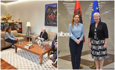 Xhaçka takon ambasadoren e re të BE në Tiranë, ministrja: Mirëpresim bashkëpunimin 