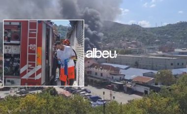 Zjarri në fabrikën e sfugjerëve, policia: Asfiksohen dy persona, janë jashtë rrezikut për jetën