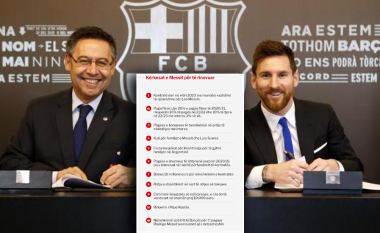 Zbulohen 11 kërkesat e Messit për të rinovuar me Barcelonën në vitin 2020, cilat prej tyre prishën marrëveshjen