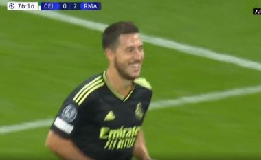 Hazard rikthehet te goli, Real Madridi shënon të tretin ndaj Celtic  (VIDEO)