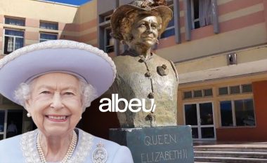 Sot varrimi i Mbretëreshës Elizabeth II, vihet busti i saj në mes të Kukësit (VIDEO)