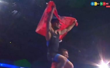 FANTASTIKE/ Tjetër medalje ari për Shqipërinë, Abakarov triumfon në Beograd: Kampion bote në mundje (VIDEO)
