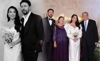 Dasma e Arminës dhe Shkëlzenit, reagon Berisha: Zoti i bekoftë!