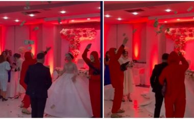 “Casa de Laçi”, laçianët bëhen viral, hedhin lekun “lumë” në mes të dasmës (VIDEO)