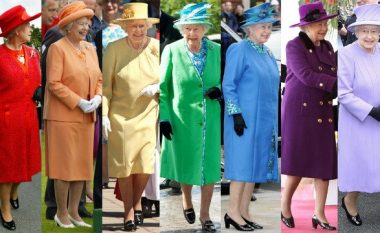Pse mbretëresha vishej gjithmonë me ngjyra të ndezura