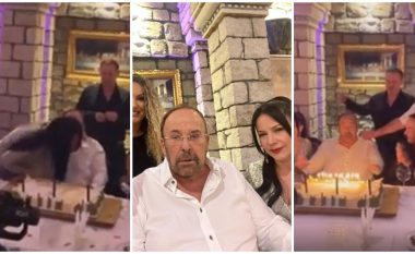 Fatos Nano fik qirinjtë për 70-vjetorin e lindjes, Xhoana e puth në buzë, publikohet video nga festa (VIDEO)