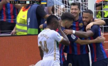 Në vendin dhe momentin e duhur, Leva dhe Depay dhurojnë spektakël në “Camp Nou” ndaj Elche-s (VIDEO)