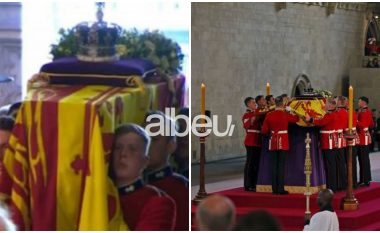 Mbërrin në Pallatin e Westminsterit trupi i pajetë Mbretëreshës Eliabzeth II (VIDEO)