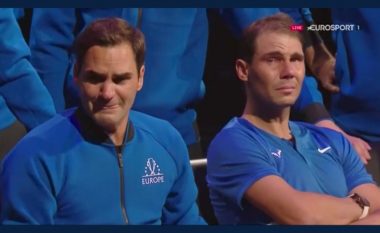 Emocionon edhe Nadal, Federer largohet mes lotësh nga tenisi (VIDEO)