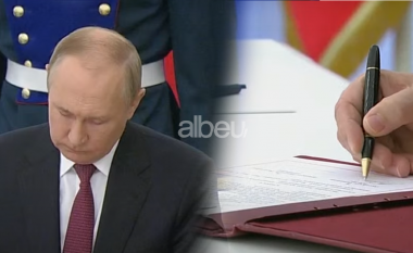 Putin nënshkruan dekretet për të aneksuar zyrtarisht 4 rajonet e Ukrainës