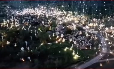 Raketat dhe predhat nga Rusia shkrumbojnë fshatin ukrainas në Donetsk (VIDEO)