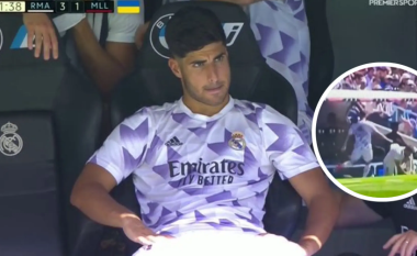 U la sërish në pankinën e Realit, Asensio shfaqi irritim, hodhi fanellën dhe goditi një shishe me ujë (VIDEO)