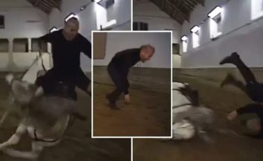 Rënia më elegante nga kali, këto pamje të Zidane bëhen virale (VIDEO)