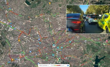 HARTA LIVE/ Nisja e vitit të ri shkollor shkakton kaos në Tiranë, këto janë rrugët me trafik të rënduar