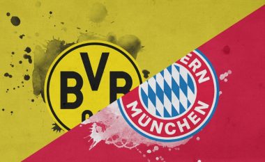Formacionet zyrtare të klasikes gjermane, Dortmund-Bayern Munich në përballjen e zjarrtë