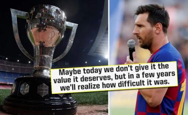Në vitin 2019, Messi mbajti një fjalim për të ardhmen e Barcelonës dhe vetëm tani bëhet e qartë se sa të drejtë kishte