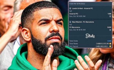 Drake vendos bast më shumë se gjysmë milionë € për skuadrat e zemrës