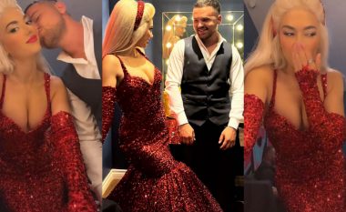 Elvana Gjata vishet si diva e muzikës shqiptare për Halloween, Ylli Limani s’i reziston dot (VIDEO)