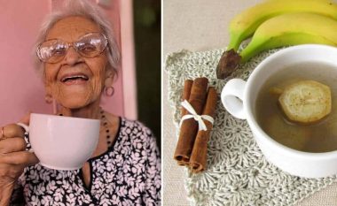 Gjyshja zbulon sekretin: Pse pi çaj bananeje çdo darkë