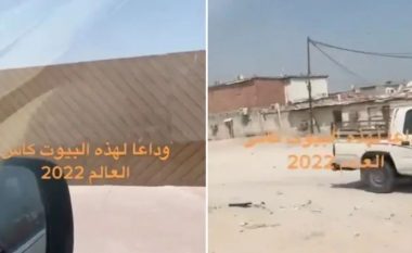 Kupa e Botës 2022: Thuhet se Katari ndërton mure për të fshehur lagjet e varfra përpara turneut botëror (VIDEO)