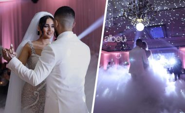 Martohet çifti më i famshëm shqiptar në rrjete sociale, brenda dasmës madhështore që po thyen rekord (FOTO&VIDEO)