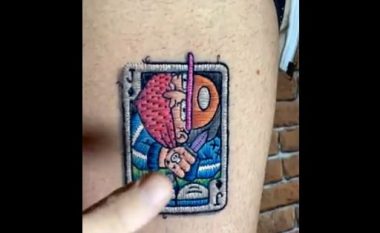 Videoja po bën xhiron e rrjetit, a është ky tatuazhi më real ndonjëherë?