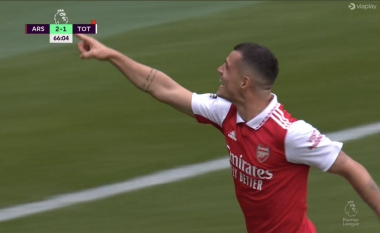 Festë të “Emirates”, Granit Xhaka shënon një gol fantastik (VIDEO)