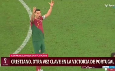 Momenti epik kur Ronaldo sheh që goli iu dha Fernandes (VIDEO)